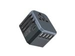 Gizzu Quad-USB Type-C 5.6A Universal Travel Adapter - Black