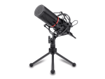 Redragon Blazar Cardioid USB Gaming Mic and Tripod - Black