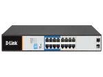 D-Link 16 PoE 10/100/1000 ports + 2 Gigabit SFP ports