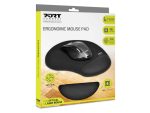 Port Ergonomic Gel Mouse Pad - Black