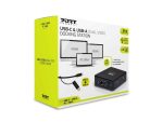 Port USB Type-C to 1 x RJ45|2 x USB3.1 Gen1|2 x HDMI|1 x Type-C|1 x USB3.1 Gen1 | Apple Charging 2.4A|1 x Aux Dock - Black