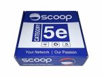 Scoop 100m Box Cat5e CCA Grey UTP Cable