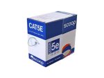 Scoop 305m Box Cat5e CCA Grey UTP Cable
