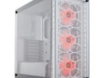 Corsair Crystal Series 460X RGB Compact ATX Mid-Tower Case — White
