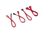 Corsair Premium Sleeved Front Panel Extension Kit 30cm — Red