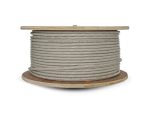 Linkbasic 100M Drum Cat6a Solid Grey UTP Cable