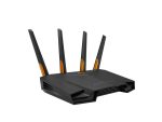 ASUS TUF Gaming AX3000 V2, Wi-Fi 6 (802.11ax), Dual-band (2.4 GHz / 5 GHz), Ethernet LAN, Black, Orange, Tabletop router