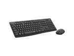 Logitech MK295 Wireless Silent Mouse & Keyboard Combo - Black