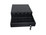 Pinnpos Cash Drawer CM410 Black 24V RJ11 Connector Insert Tray 5 Bill 8 Coin