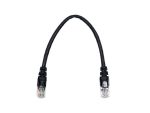 Linkbasic 22cm UTP Cat5e Flylead Black
