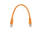Linkbasic 22cm UTP Cat5e Flylead Orange