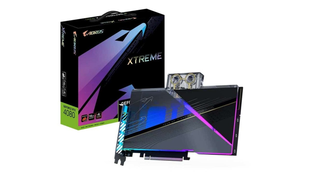 Gigabyte GeForce 4080 16GB Aorus Xtreme Waterforce WB