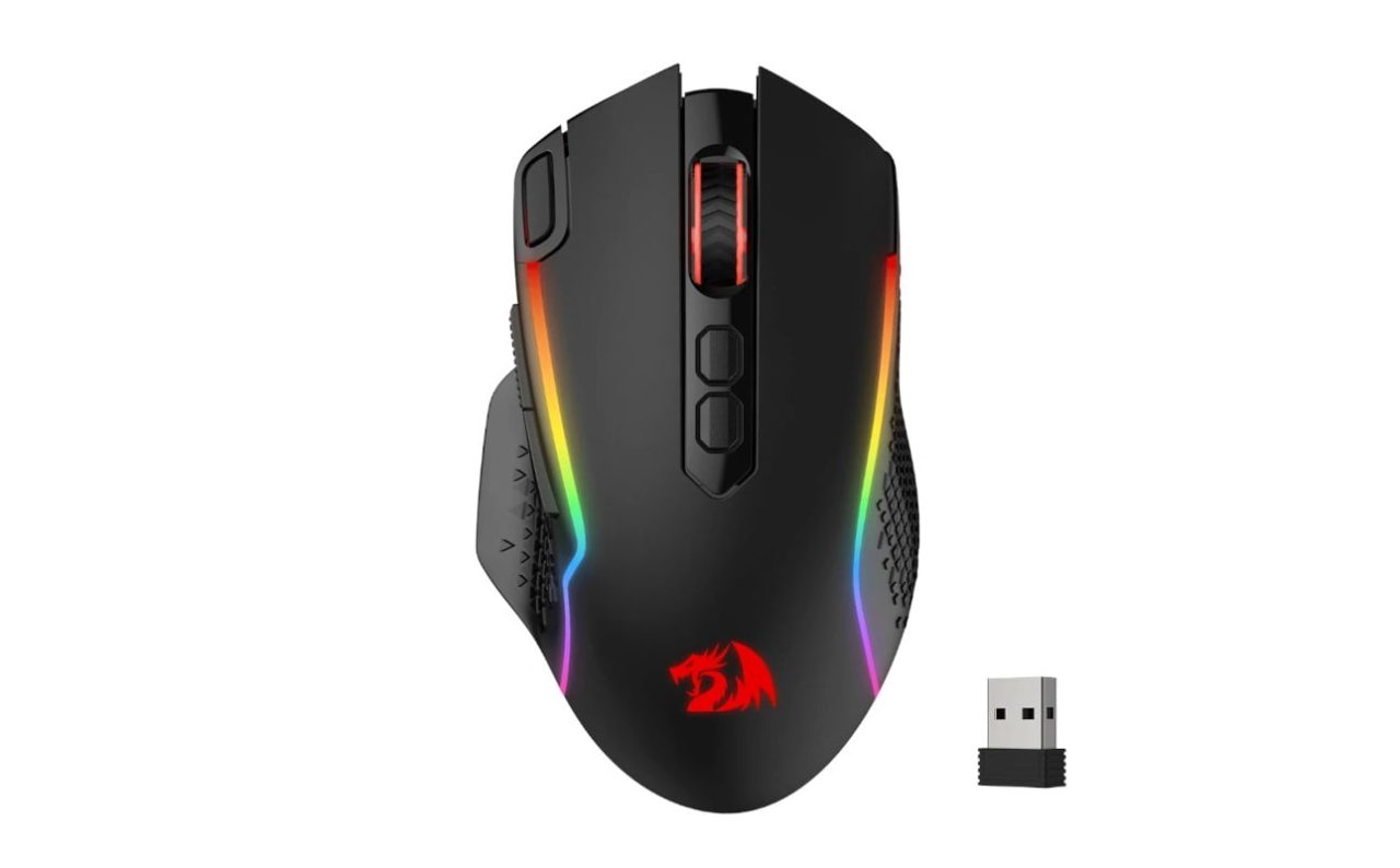 Redragon Taipan Pro 10000DPI RGB Wireless Gaming Mouse - Black