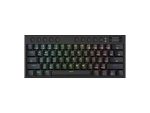 Redragon Noctis Pro 61Key Wireless Bluetooth Red Switch RGB Low Profile Gaming Mechanical Keyboard - Black
