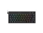 Redragon Noctis 61Key Red Switch RGB Low Profile Gaming Mechanical Keyboard - Black