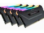 Corsair Vengeance RGB PRO 128GB (4 x 32GB) DDR4 DRAM 3600MHz C18 Memory Kit — Black