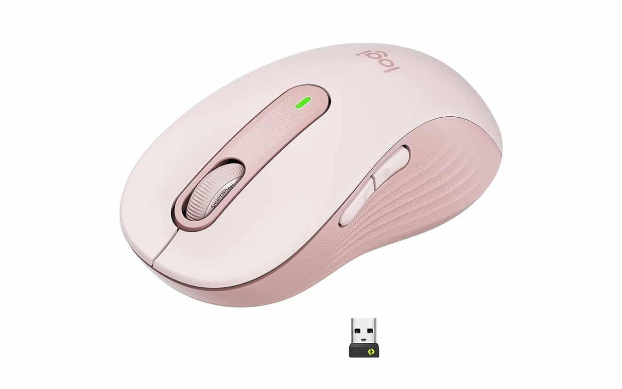 Logitech Signature M650 Cordless Mouse Pink — Network Computer Wireless