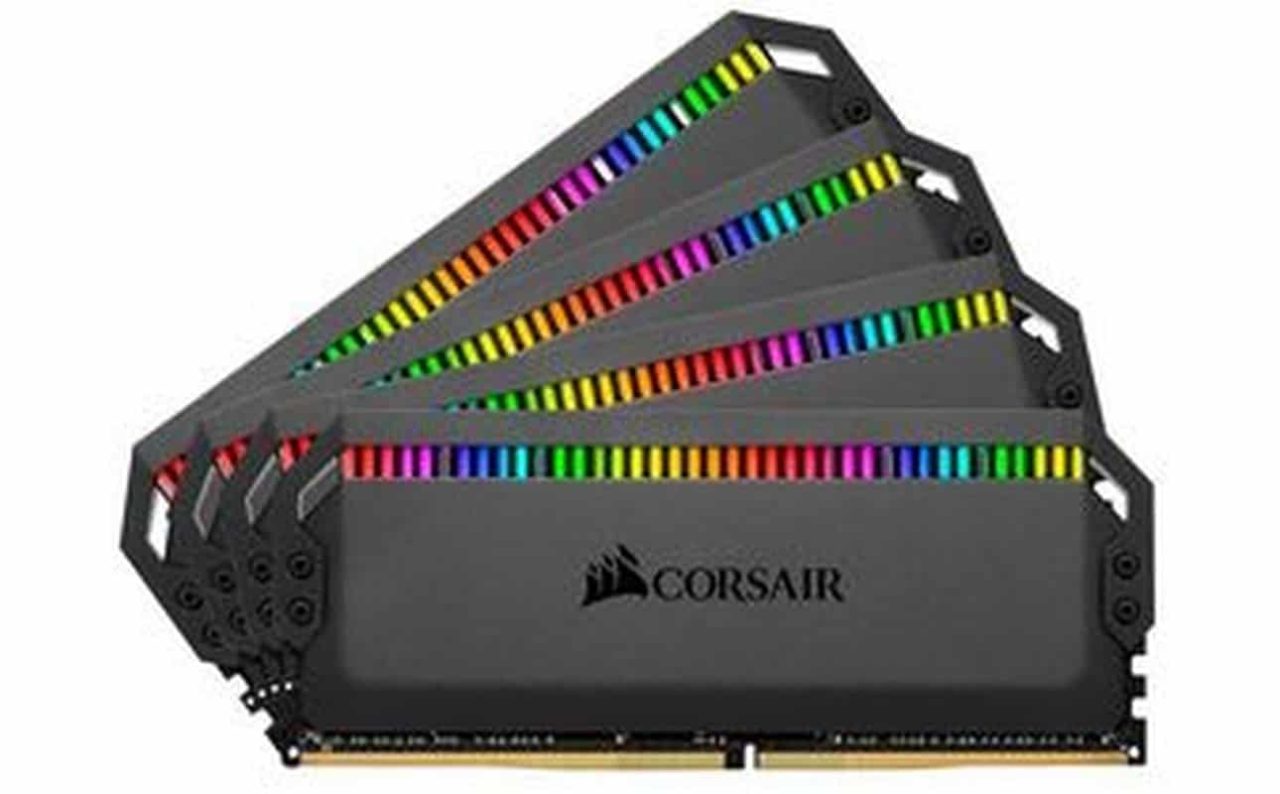 Corsair Dominator Platinum RGB 128GB DDR4-3200 Kit (4x32GB) - CL16, 1.35V