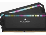 Corsair Dominator Platinum RGB 64GB (2x32GB) DDR5 DRAM 5600MHz C40 Memory Kit — Black