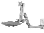 Aavara WSF210 Free Style Workstation Combo System - Single Monitor w/ 3 Pivot