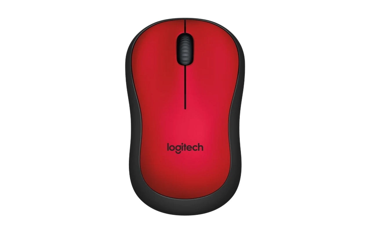 Logitech M220 Silent Wireless -Black and Red — Network Computer Wireless