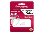 Transcend 64GB Jetflash 710 USB 3.0 - Silver