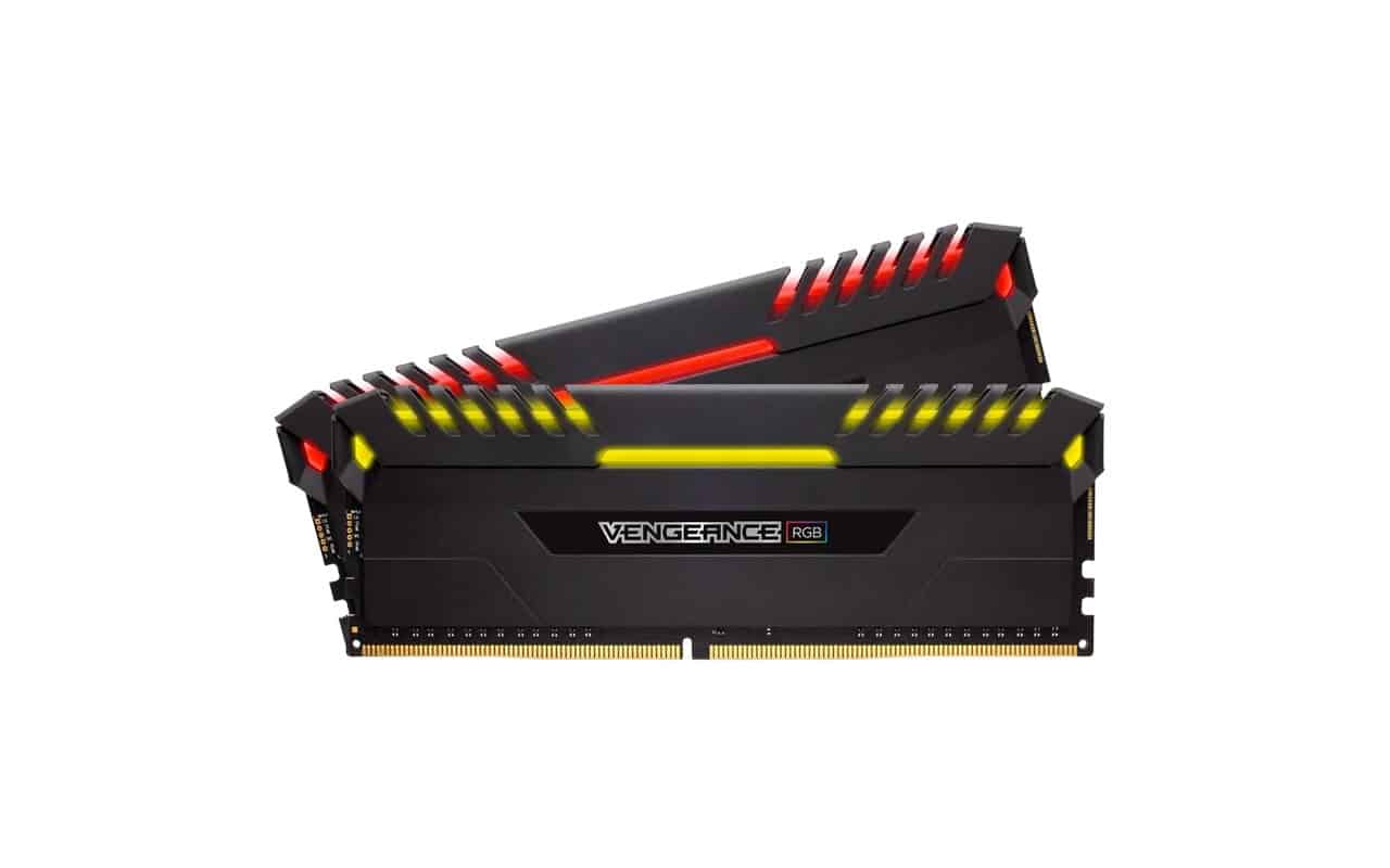 Corsair Vengeance RGB 16GB (2 x 8GB) DDR4 DRAM 2666MHz C16 Memory