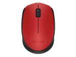 Logitech M171 Wireless Mouse Plug & Play Red/Black