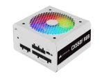 Corsair CX-550F RGB White — 550 Watt 80 Plus Bronze Certified Fully Modular RGB White PSU