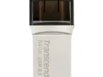 Transcend 64GB Jetflash 890 USB-C & USB 3.1 OTG Flash Drive - Silver