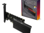 Vantec M.2 NVMe SSD PCIe X4 Adapter with Addressable RGB LED