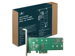 Vantec M.2 NVMe + M.2 SATA SSD PCIe X4 Adapter