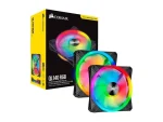 Corsair iCUE QL140 RGB 140mm PWM Dual Fan Kit with Lighting Node CORE