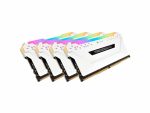 Corsair Vengeance RGB PRO 32GB (4 x 8GB) DDR4 DRAM 3200MHz C16 Memory Kit — White