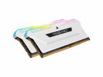 Corsair Vengeance RGB PRO SL 16GB (2x8GB) DDR4 DRAM 3600MHz C18 Memory Kit – White