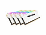 Corsair Vengeance RGB PRO 32GB (4 x 8GB) DDR4 DRAM 3600MHz C18 Memory Kit — White