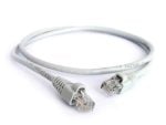Acconet CAT5e UTP Flylead, 2 Meter, Straight (T568B) Stranded Cable, Moulded Boots and Plugs, Grey
