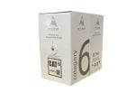 Acconet CAT6 Cable, 305m Pull Box, CCA, Grey/White, SF/TP, Foil, Braiding (Indoor Use)