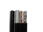 Acconet CAT6 Cable, 305m Roll, CCA, Black, UV Protected SF/TP, Foil, Braiding (Outdoor Use)