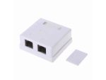 CAT6 Wall Box - Dual RJ45