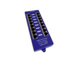 Acconet Passive PoE Injector Hub, 8 Port, Gigabit, Blue