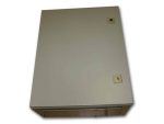 Metal IP55 Weatherproof Enclosure (500x400x210), Beige, Surface Mount Lockable Doors