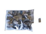 Acconet CAT5e RJ45 Connectors, Shielded, Stranded/Solid Core, 50 Pack
