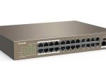 Tenda 24-Port Fast Ethernet PoE Switch 250W | TEF1126P-24-250W