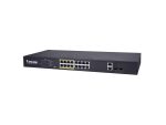 Vivotek Unmanaged 16x 10/100 PoE + 2x Gigabit/ SFP POE extender up to 200M