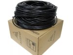 Acconet 100m Roll, Black, Solid Copper, UV protected, STP, CAT5e Cable (Outdoor Use)