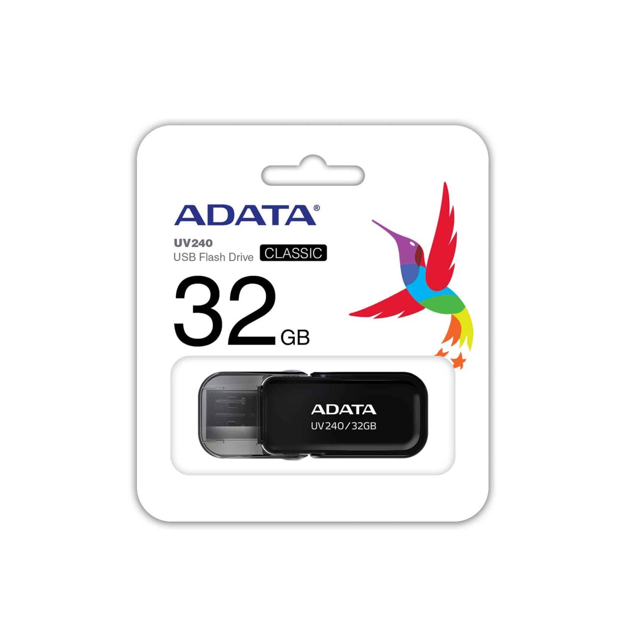 Adata 32GB UV240 USB Flash Drive - Black