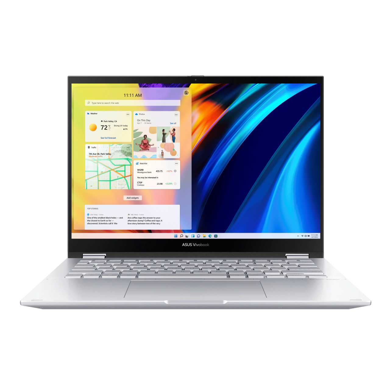 Asus Vivobook S 14 Flip | Cool Silver | Windows 11 Home | AMD Ryzen 5 5600H | 14.0-Inch | 8GB DDR4 | 512GB M.2