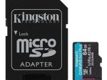 Kingston Canvas Go! Plus microSD Memory Card 64GB