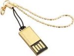 Supertalent Pico-C Luxury Series Jewelry Look Style with Metal Housing 64GB Flash Drive - Gold